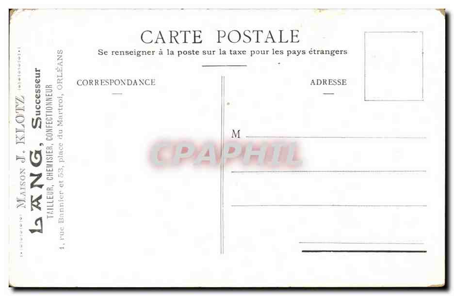 CPA Enfants Debut difficile — Rückseite
