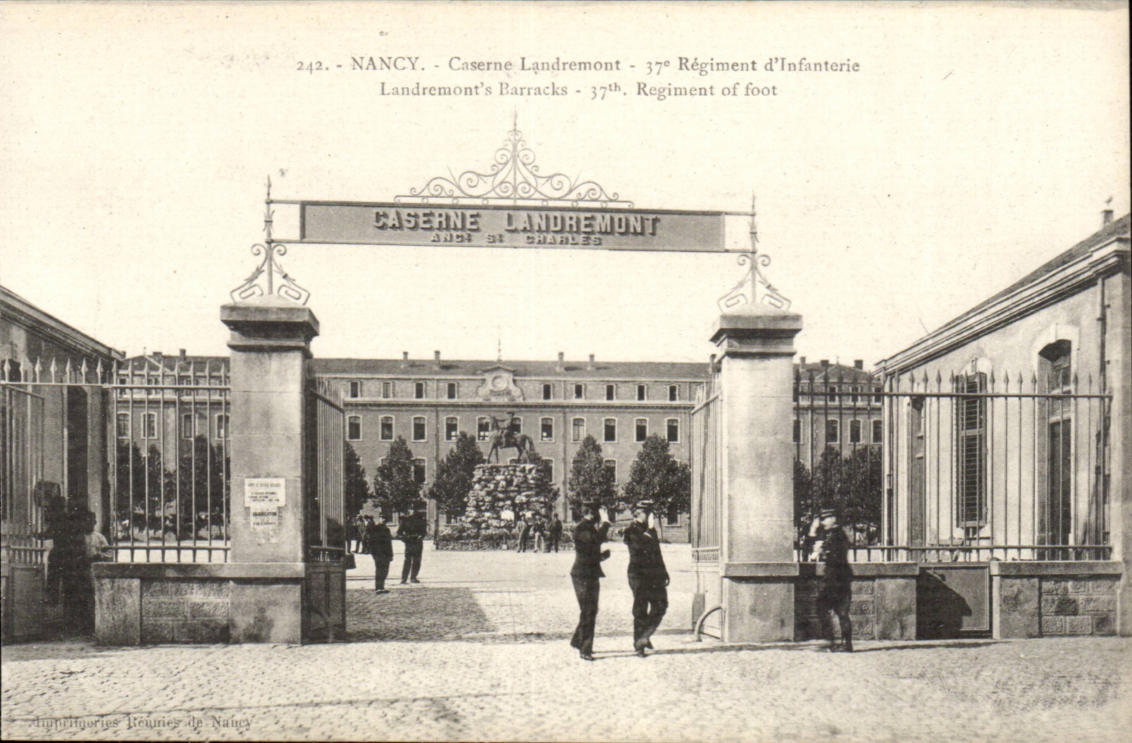 Nancy - Caserne Landremont 37 Regiment d'Infanterie - - CPA 