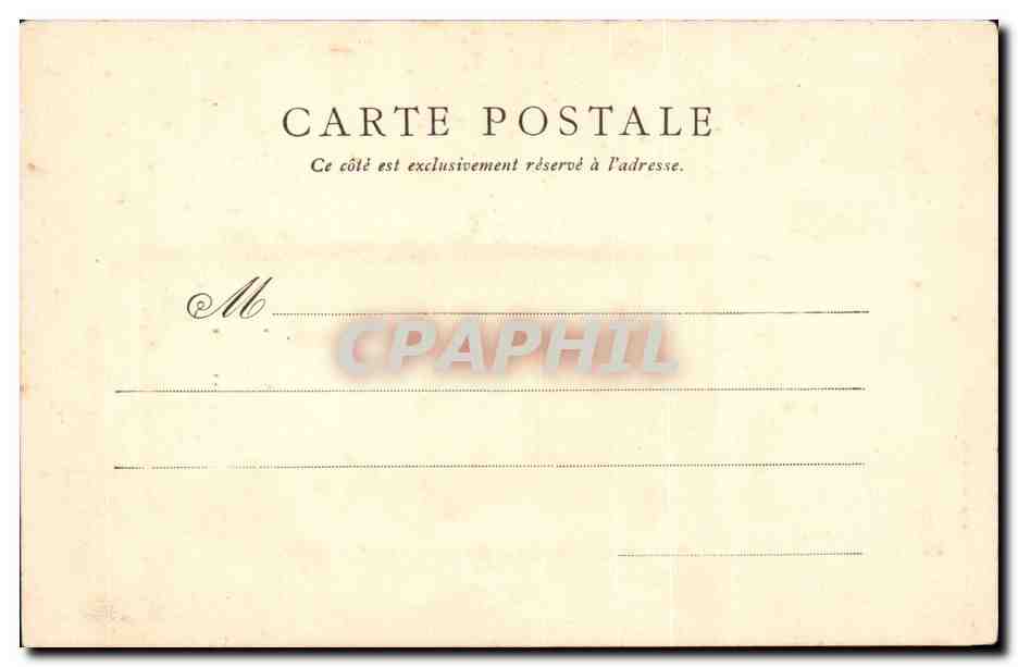 Le Mans - Caserne de 26 d'Artillerie CPA  — Verso