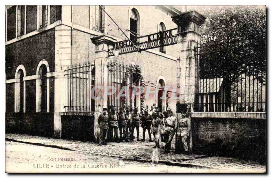 Lille - Entree de la Caserne Kleber CPA 