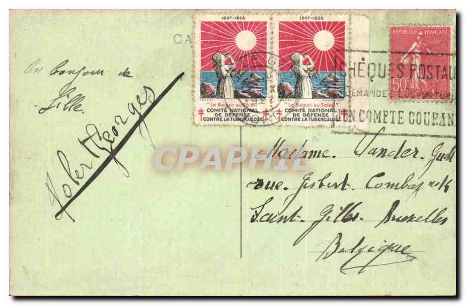 Lille - Entree de la Caserne Kleber CPA  — Verso