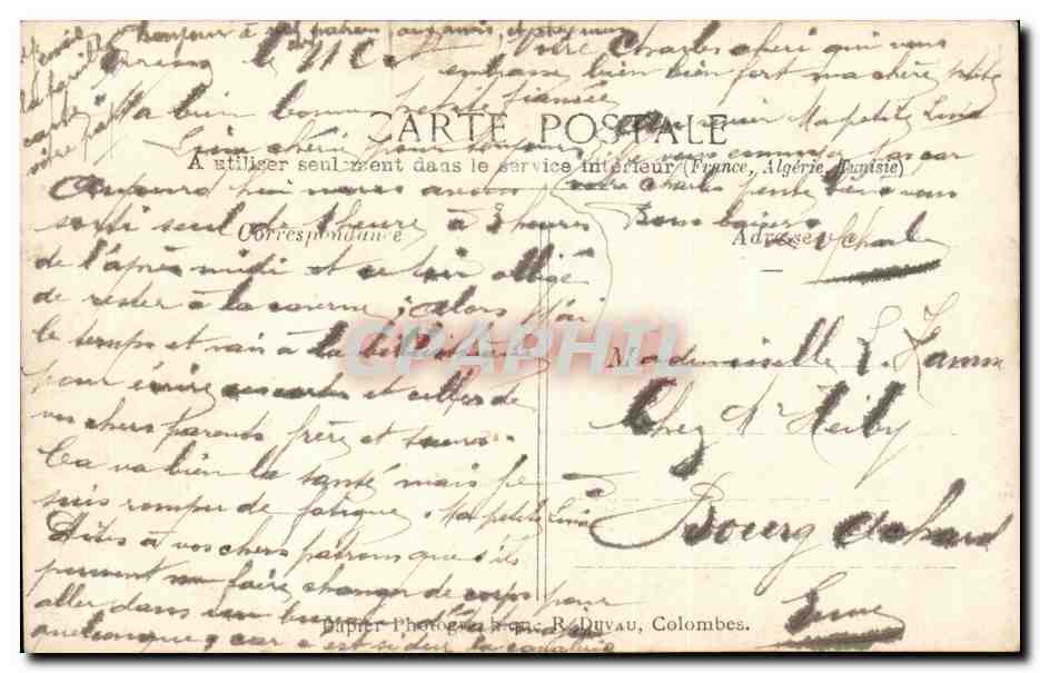 Militaria - drapeau - soldats - cheval - horse CPA  — Rückseite