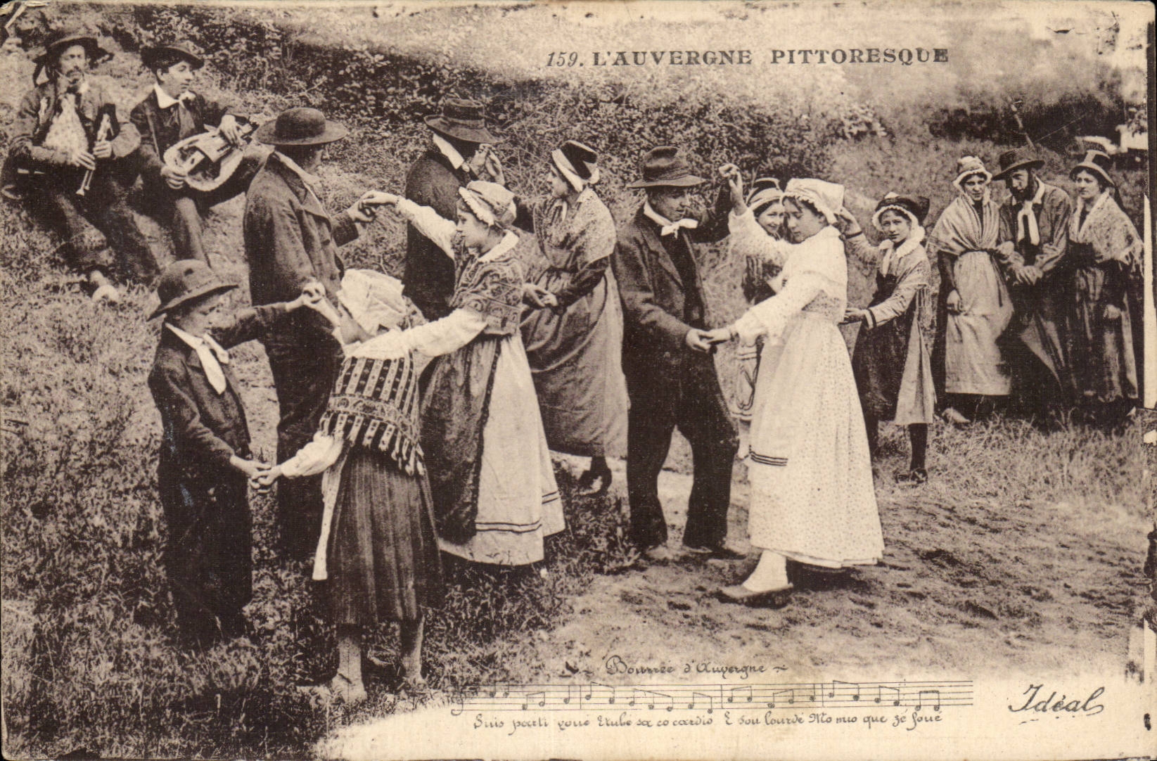 Danse d'Auvergne — scène pittoresque — Idéal, n° 159