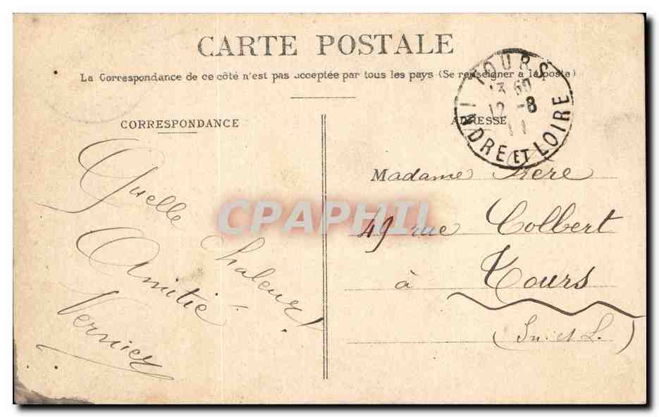 Type de Matelotte — Série S. 561 — Éditeur N. Séveraud, Bonneville-sur-Mer — Verso