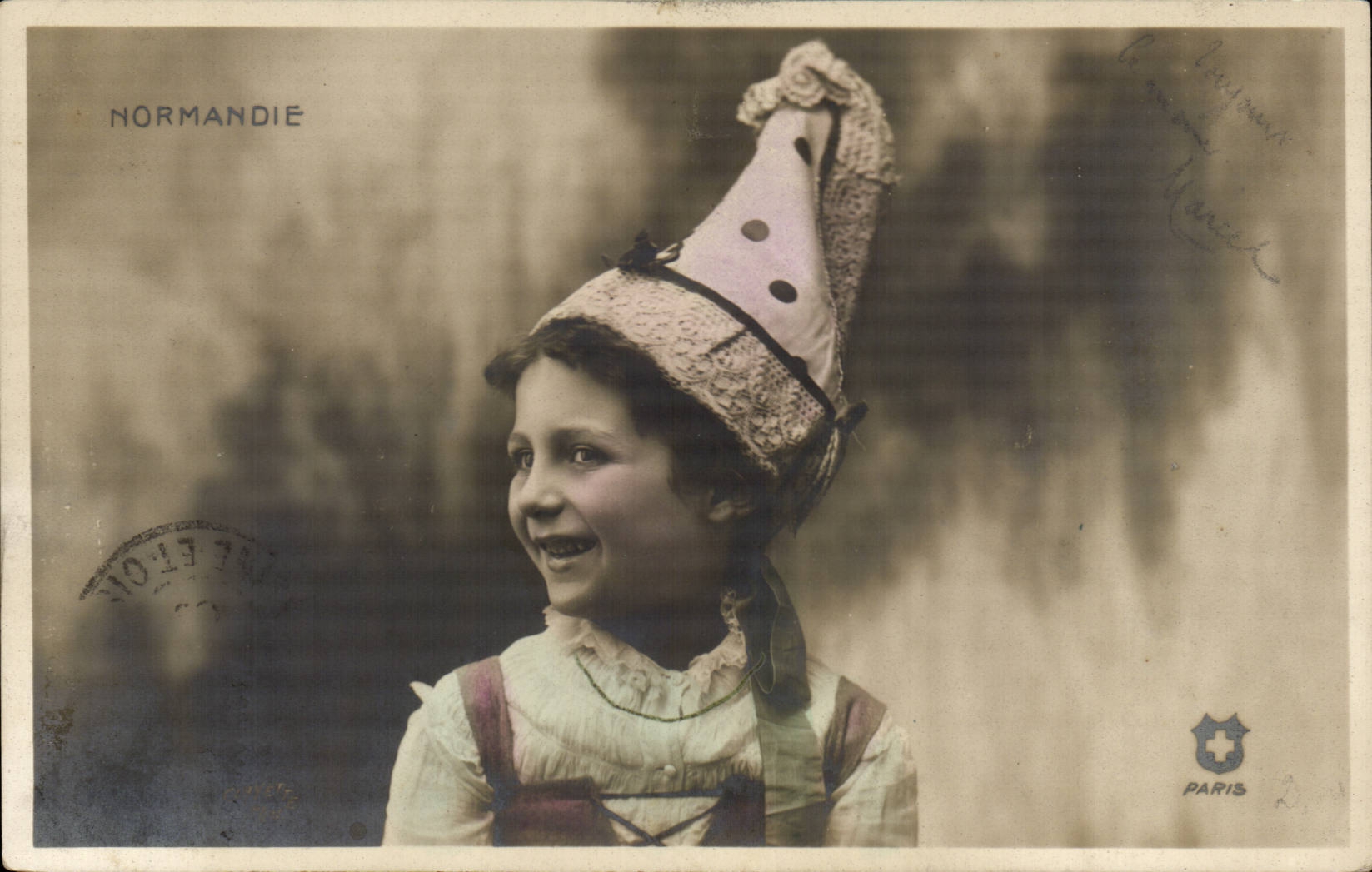 Enfant - Fantaisie - Folklore - Costumes - Coiffe - CPA 
