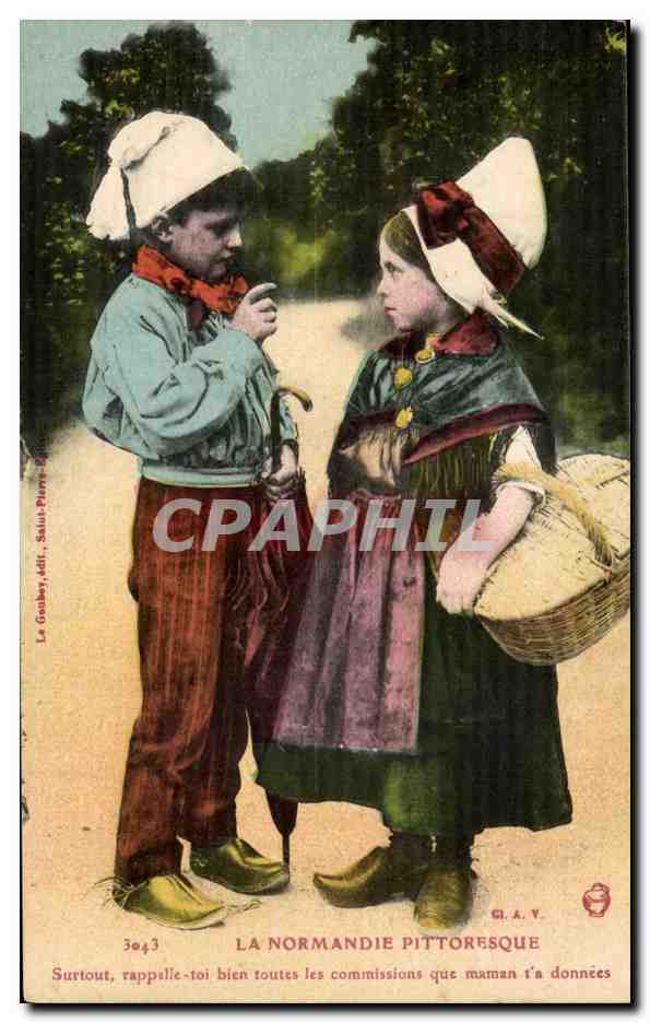 Enfant - Fantaisie - Folklore - Costumes - La Normandie Pittoresque - CPA 
