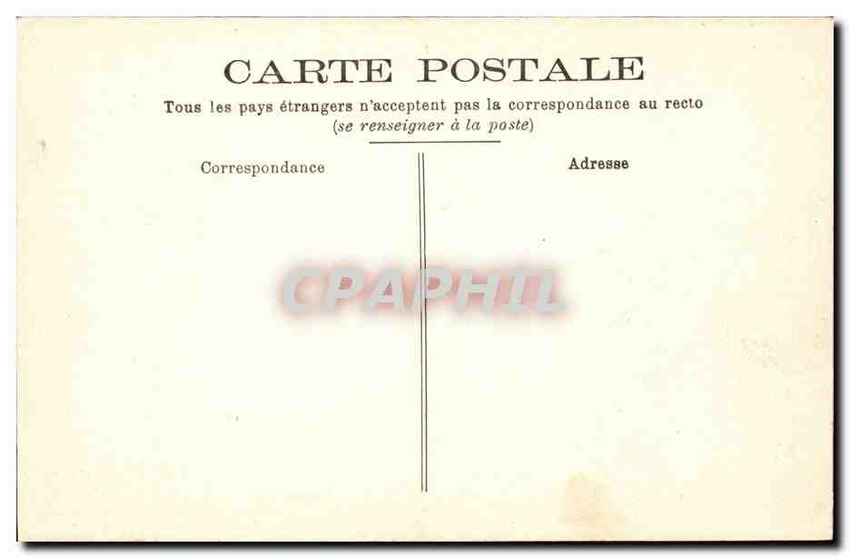 Bourges — La Poste et le Square de la Place Berry — Nouvelles Ouvrages Bourges — Verso