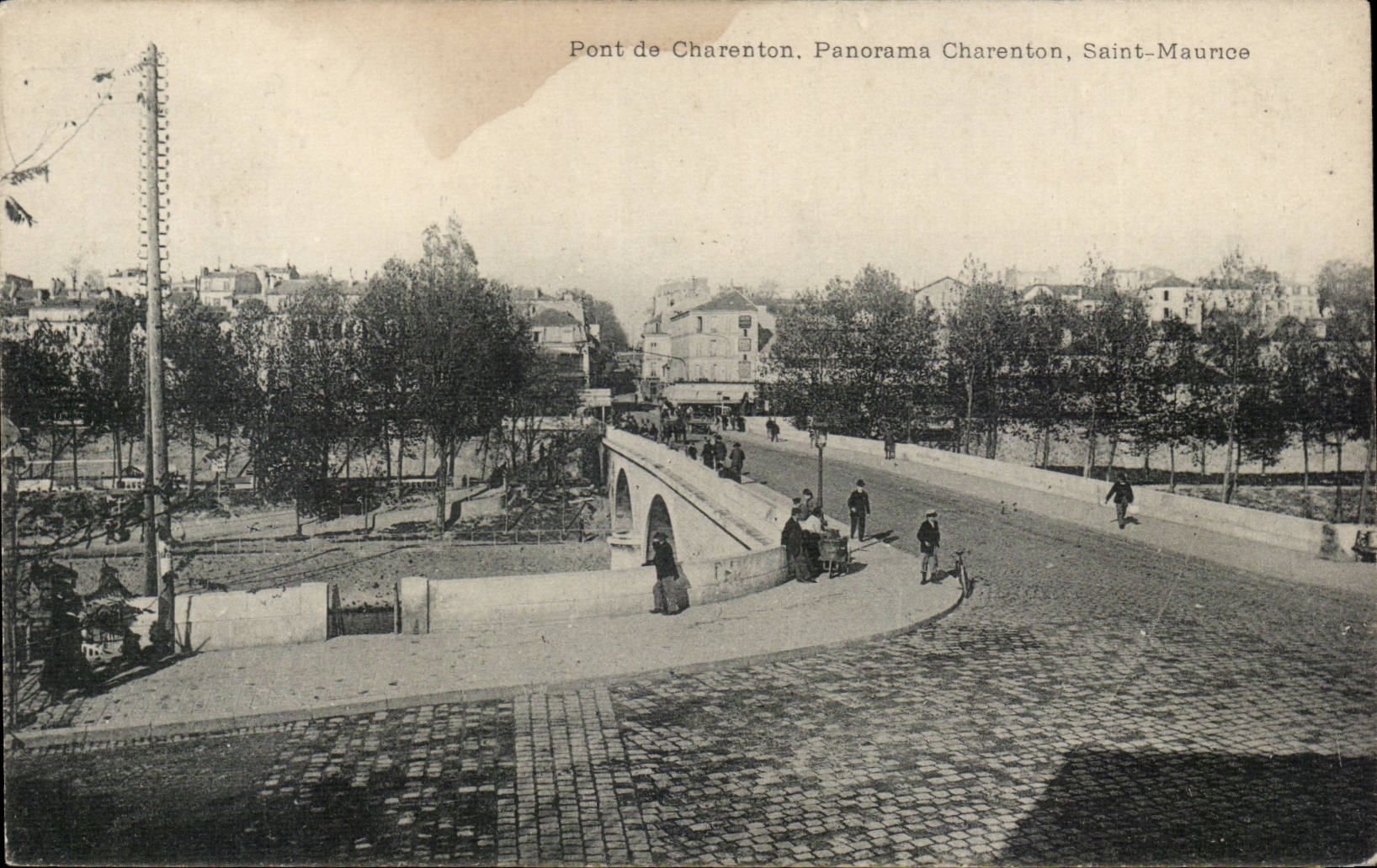 Pont de Charenton - Saint Maurice - Panorama - CPA 