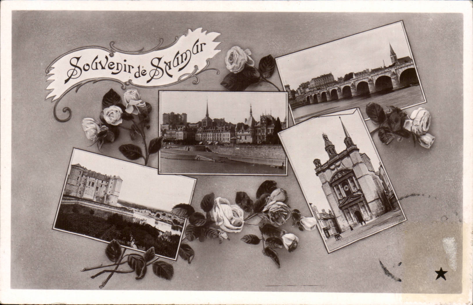 Saumur - Souvenir de Saumur - CPA 