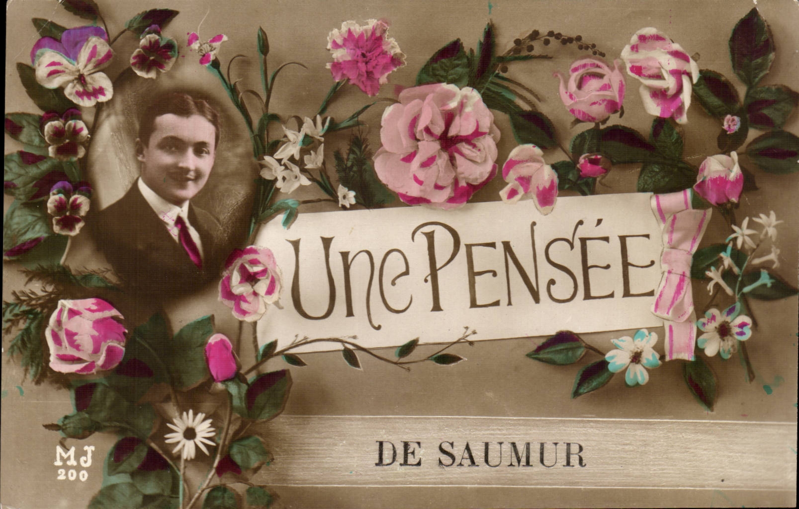 Saumur - Une Pensee de Saumur - Homme - CPA 