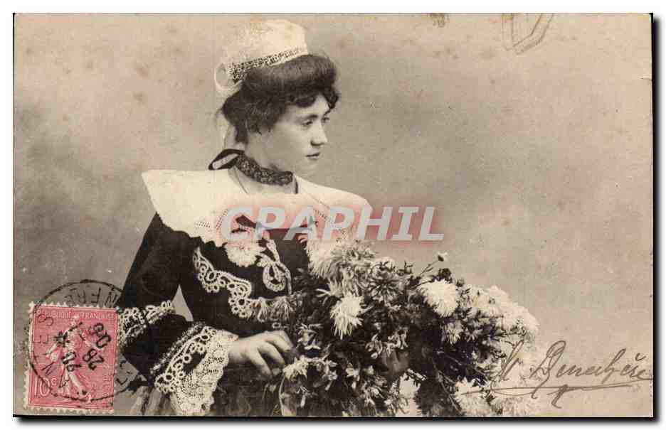 Folklore - Costumes - Fantaisie - Femme - CPA 