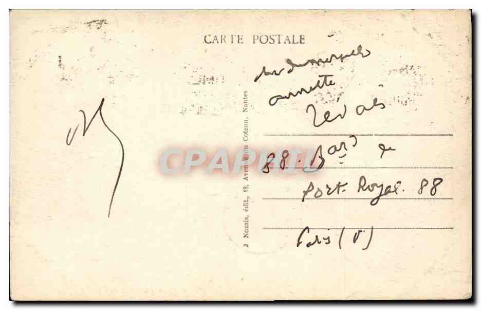 Folklore - Costumes - Ma Douce Bretagne - La Sortie de l'Eglise - CPA  — Verso