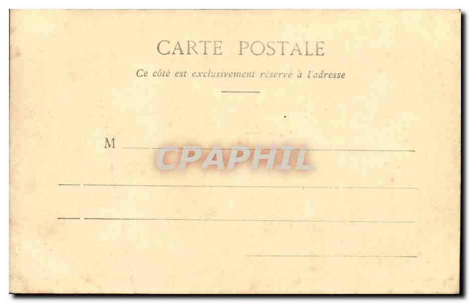 Soldaat aan het eten — Grand Hôtel de la Patrie — Fototipie A. Tempore et Cie, Bury — Achterkant