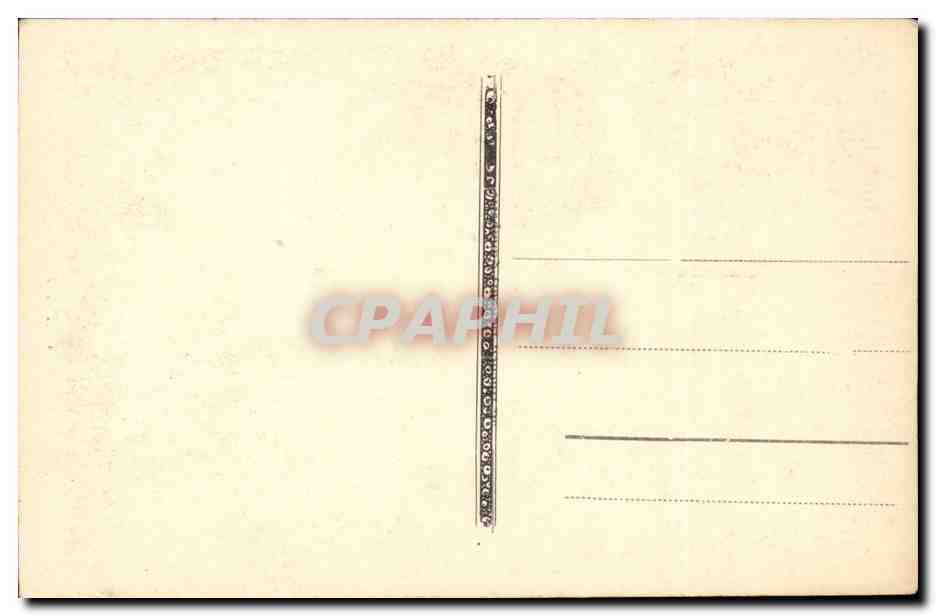 Cubierta bretón — joven mujer vestida con ropa tradicional — serie 18 — Reverso