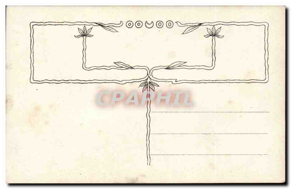 Fantaisie - Homme - Phantome - Femme - ghost of woman CPA  — Rückseite