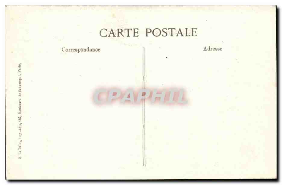 Paris - Les Zeppelins sur Paris - Crimes Odieux des Pirates Boches - effet de bombe CPA  — Rückseite