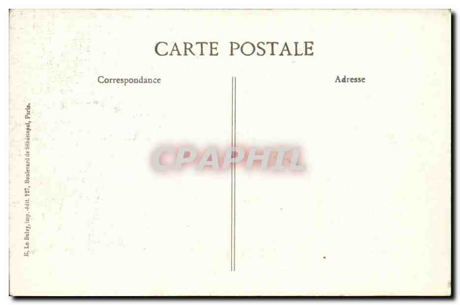 Paris - Les Zeppelins sur Paris - Crimes Odieux des Pirates Boches - La voute de Metropolitain CPA Metro — Rückseite