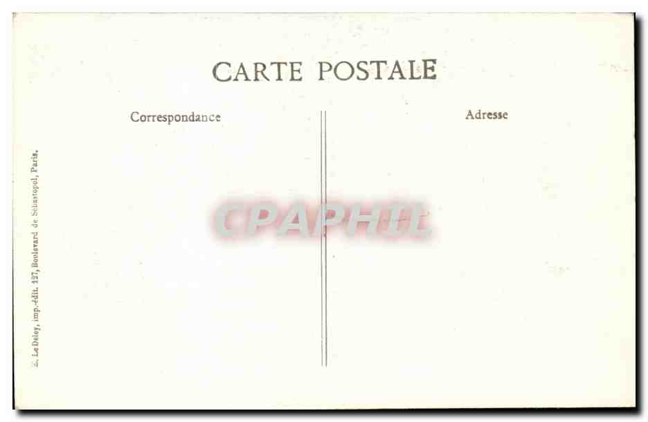 Paris - Les Zeppelins sur Paris - Crimes Odieux - des Pirates Boches- effet de bombe - CPA  — Rückseite