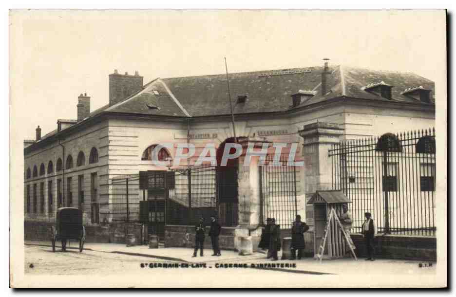 St Germaine en Laye - Caserne D'Infanterie - CPA 