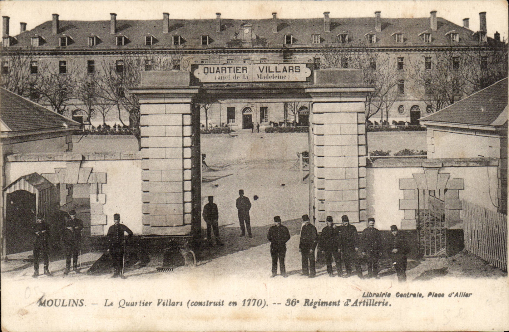 Moulins - Le Quartier Villars - 36 Regiment D'Artillerie - CPA 