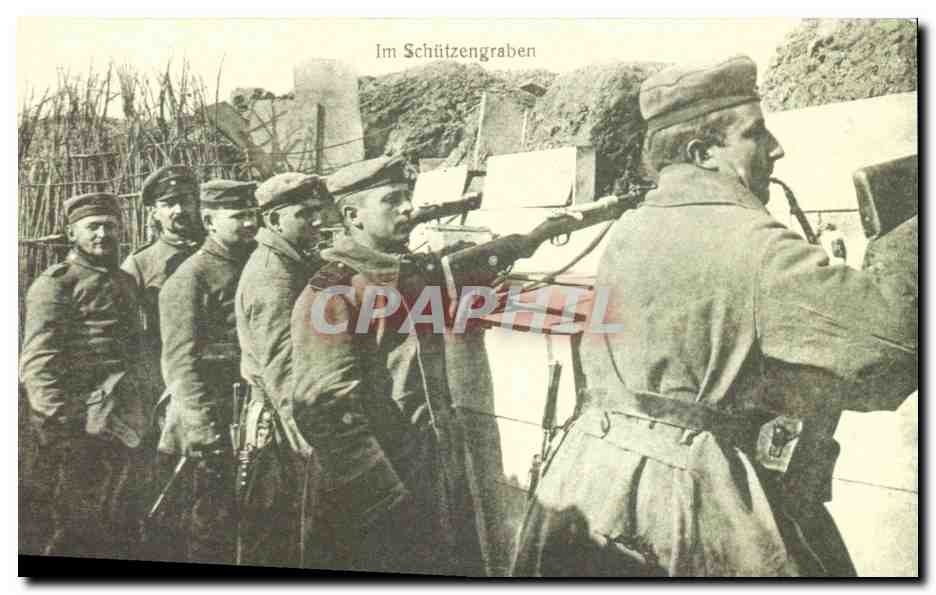 Militaria - Im Schuetzgraben - soldats - CPA 