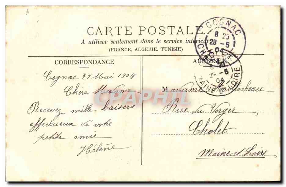 Fantaisie - Enfant - bebe - La Lessive de Bebe - CPA  — Rückseite