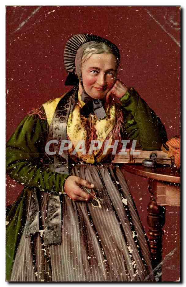 Femme - Fantaisie - Bauernfrau aus dem Thurgau - Deutschland - Germany - CPA 