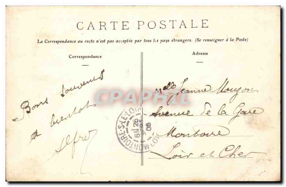 Poitiers - Caserne Rivaud - Les Batiments Neuf - CPA  — Rückseite