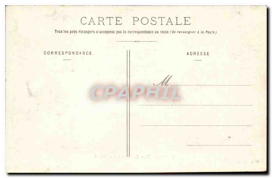Brest - Le fond du Port CPA  — Rückseite