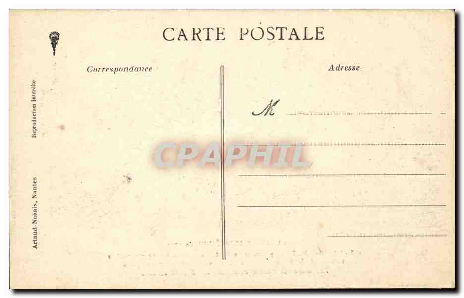 Nantes - La Guerre Europeene 1914 - M Belamy - Mairie de Nantes - CPA  — Rückseite