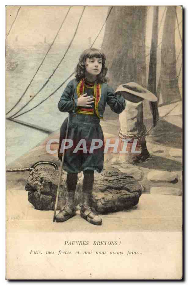 Fantaisie - Enfant - Pauvre Breton - CPA 