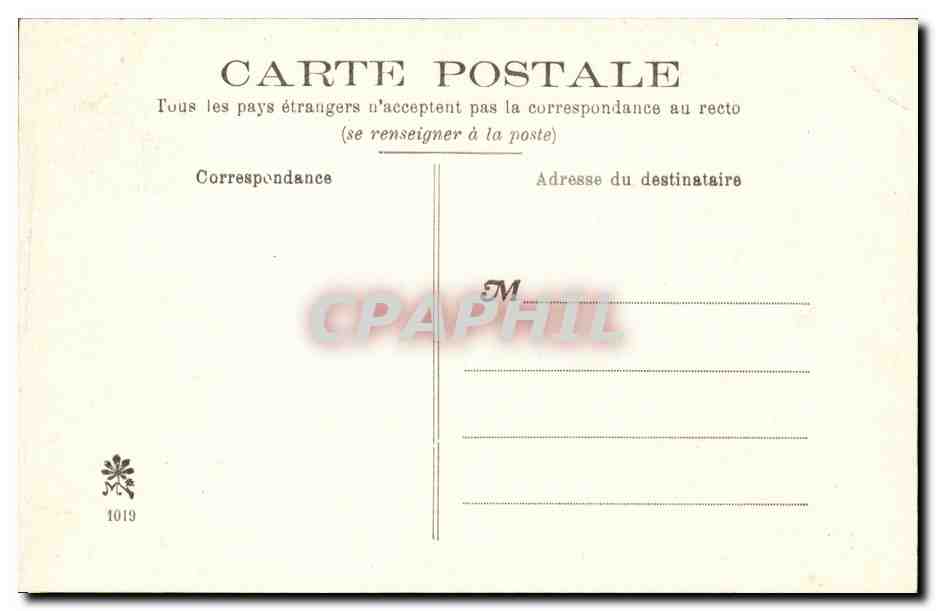 Orleans - la Place Croix Marin - tramway - CPA  — Verso