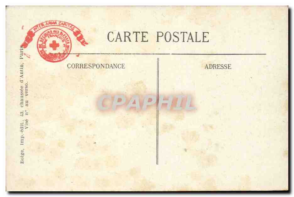 Guerre 1914 1915 - Musee de l'Armee - canons - CPA  — Rückseite
