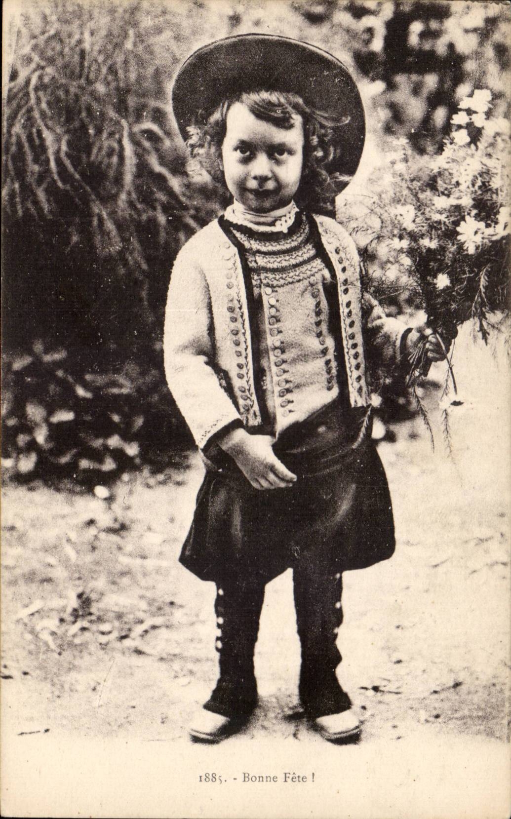 Fantaisie - Enfant - Bonne Fete CPA 