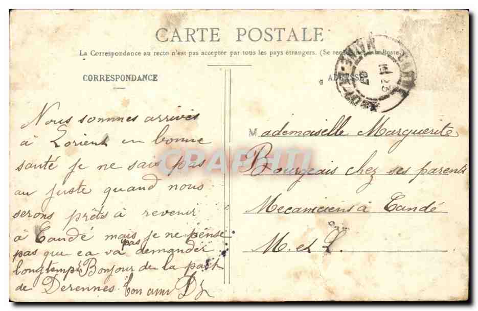 Fantaisie - Enfants - adorable children - CPA  — Verso