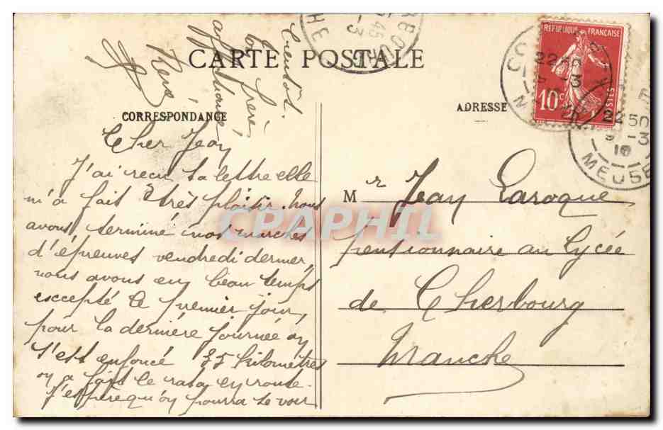 Commercy - Entree de la Caserne d'Infanterie - CPA  — Rückseite