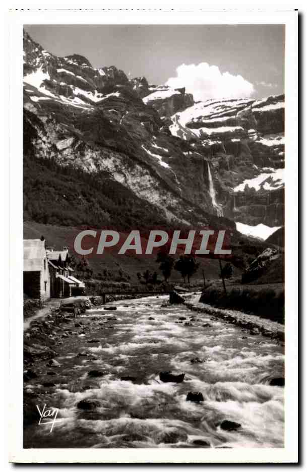 Gavarnie - Le Cirque et le Gave — La Chaumière — Édition Photo Québault - Lourdes