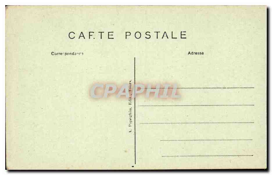 Chenonceaux - Le Chateau de Diane de Poitiers par le Primatrice - CPA  — Rückseite