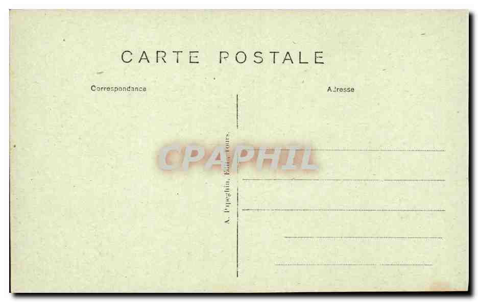 Chenonceaux - Le Chateau - L'Ensemble et Facade Thomas Bobier - CPA  — Rückseite