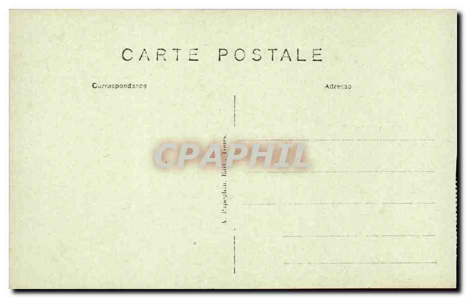 Chenonceaux - Le Chateau - cote sud est - CPA  — Rückseite