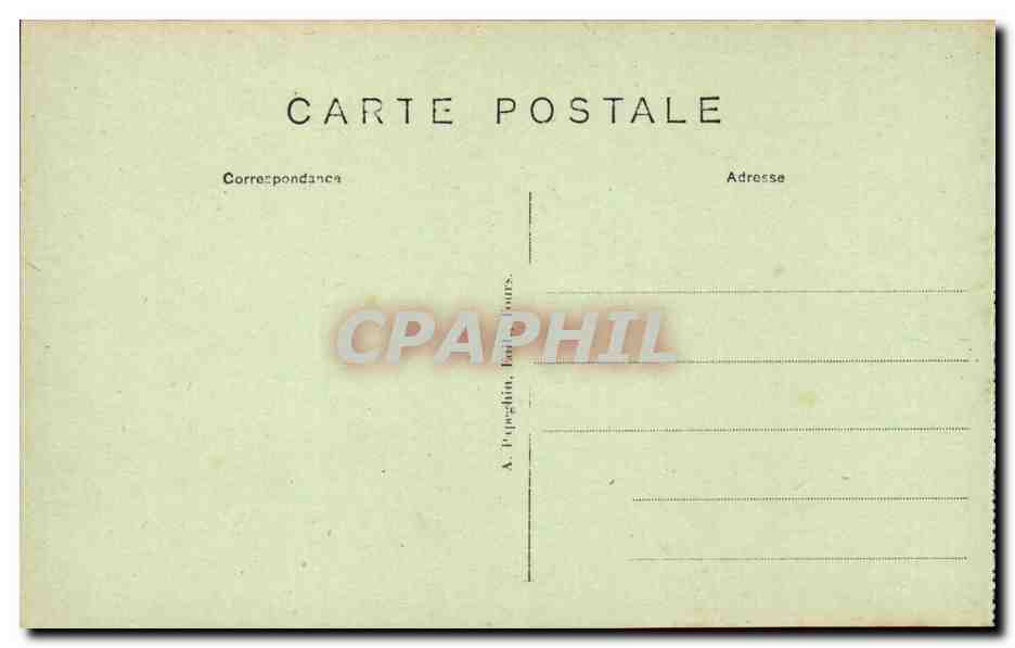 Chenonceaux - Le Chateau - Tour des Marques - et le Pont Levis - CPA  — Rückseite