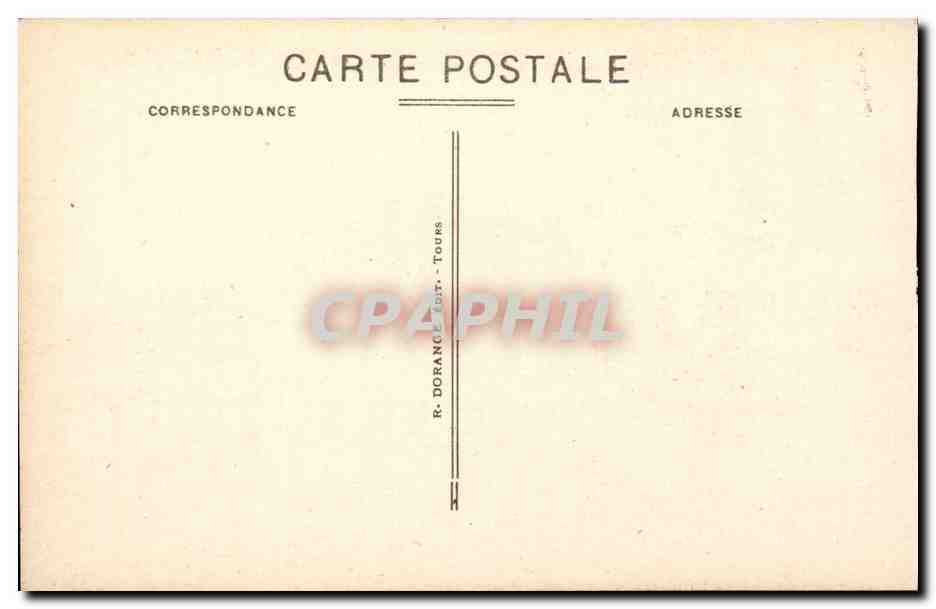 Chenonceaux - Le Chateau - Construit par Thomas Bohier - CPA  — Rückseite