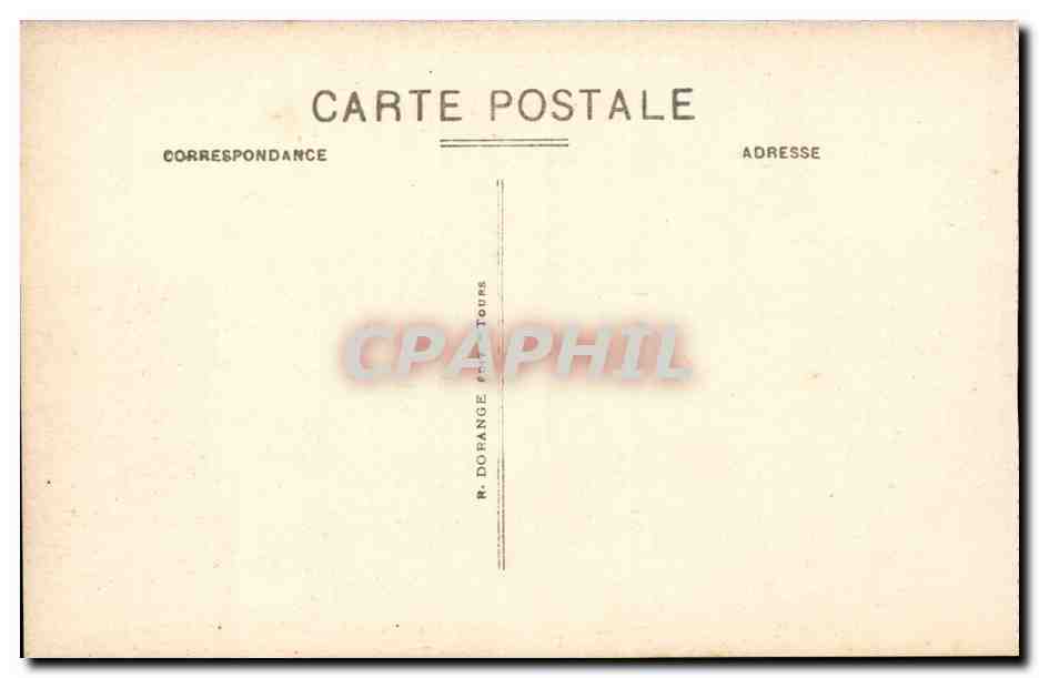Chenonceaux - Le Chateau - La Salle a Manger - CPA  — Rückseite