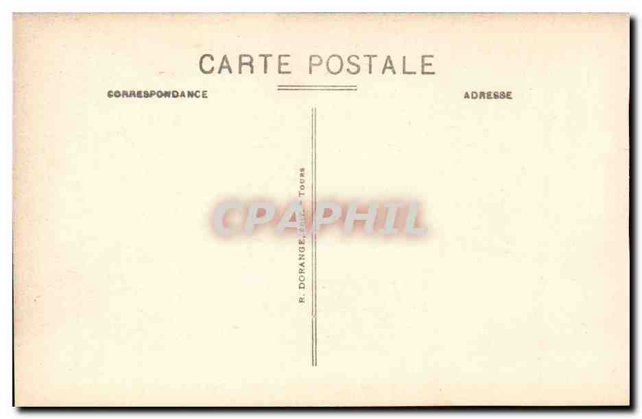 Chenonceaux - Le Chateau - Salon Louis XIII- CPA  — Rückseite