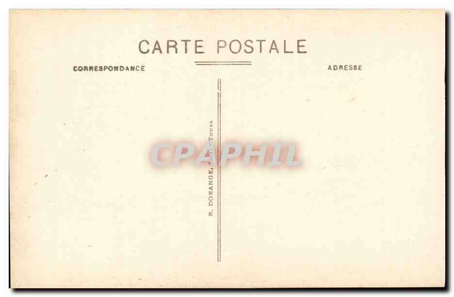 Chenonceaux - Les Jardins et le Cher CPA  — Rückseite