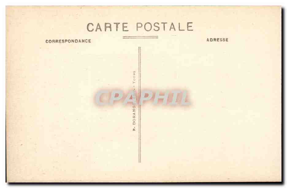 Chenonceaux - Le Chateau - Cote Nord - Entree CPA  — Rückseite