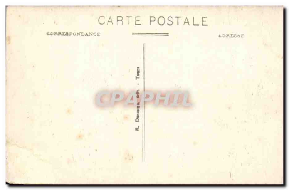 Chenonceaux - Caissons de Plafonds aux armes de Francois 1 CPA  — Rückseite