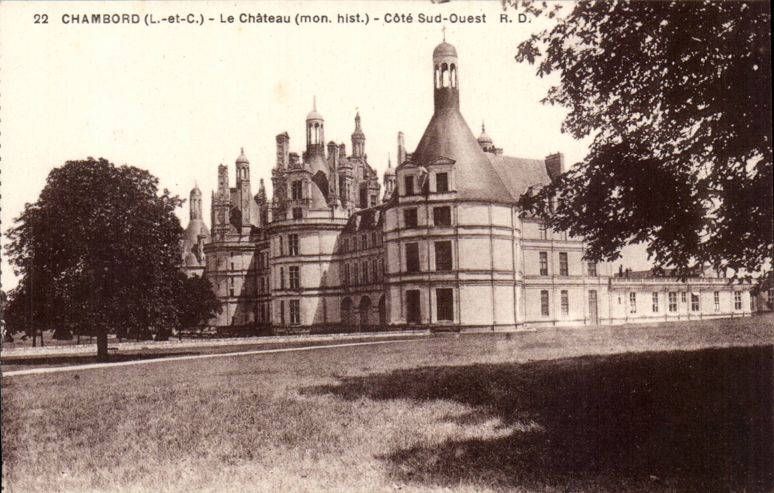 Chenonceaux - Cote Sud Oest - Le Chateau CPA 
