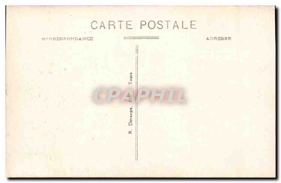Chambord - Le Chateau - Le Salon CPA  — Back