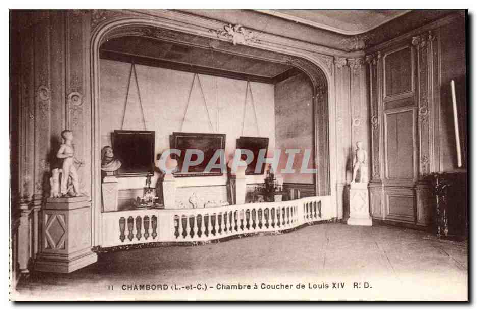 Chambord (L.-et-C.) - Chambre à Coucher de Louis XIV - R. D.